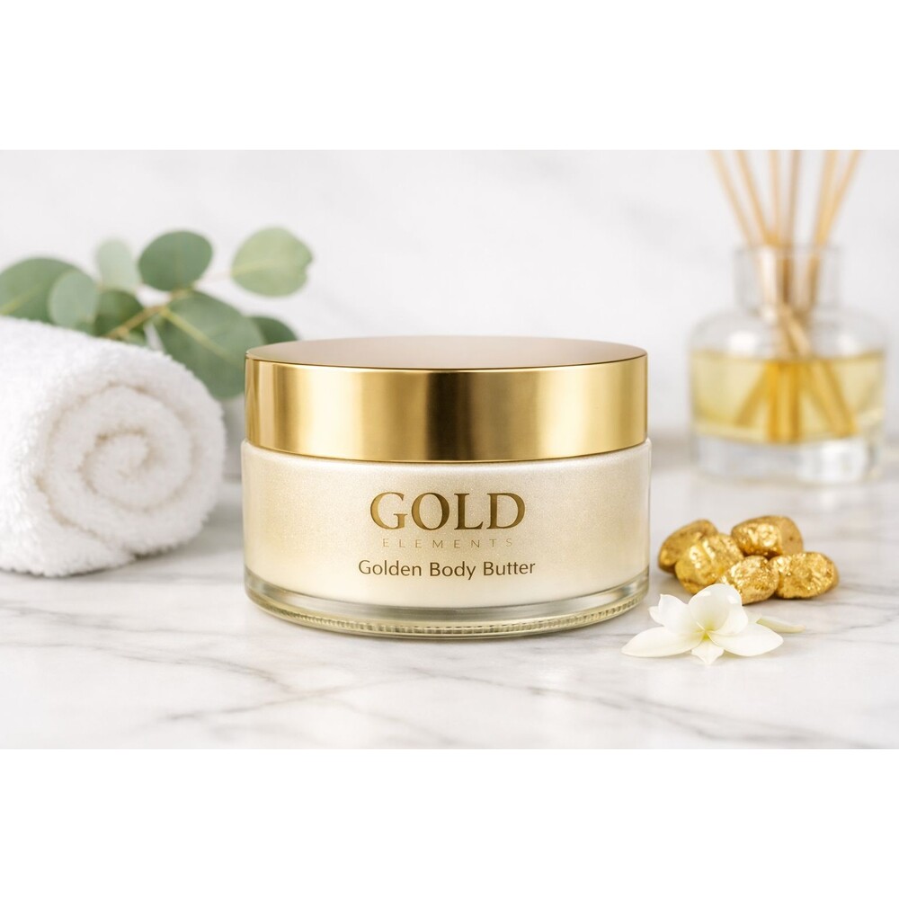 Gold Elements Golden Body Butter 175mL Single or Duo